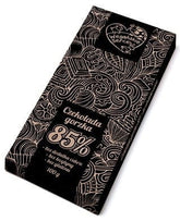 Chocolate negro vegano 85% sin azúcar añadido 100g VEGAN HEART